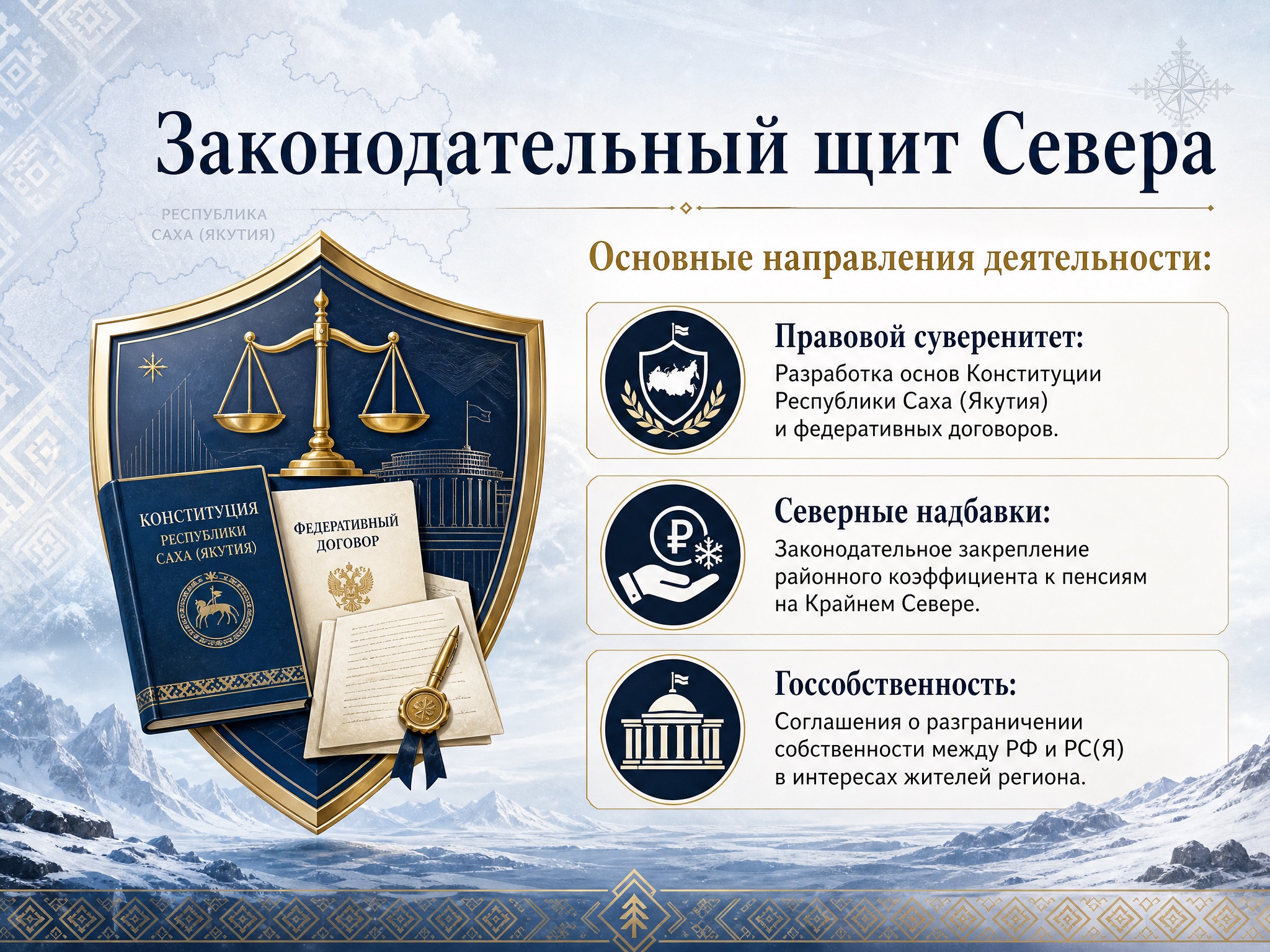 Слайд 6: Законодательный щит Севера
